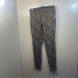 Women Chic Leopard Print Pants size L -XL